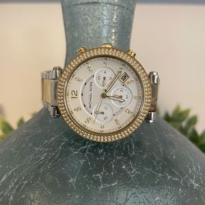 Michael Kors two tone watch silver & gold